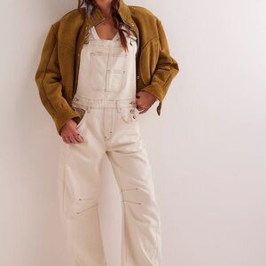 We The Free Good Luck Barrel Overalls